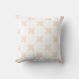 Design für das Muster "White & Peach" Kissen