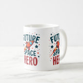 Design für das nächste Raumschiff Retro Kaffeetasse (VorderseiteRechts)