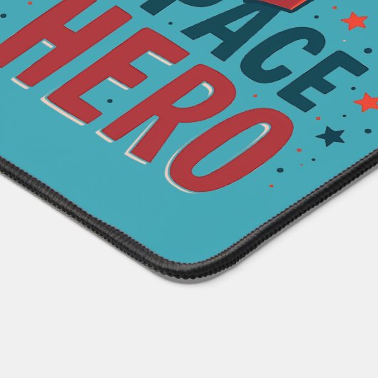 Design für das nächste Raumschiff Retro Schreibtischunterlage (Ecke)