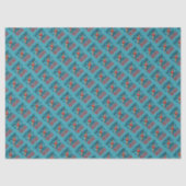 Design für das nächste Raumschiff Retro Seidenpapier (Vorderseite)