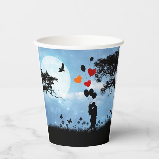 Design für den Papierkaffee Pappbecher (Vorderseite)