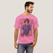 Design für den Remote-T - Shirt von 3D-Cartoon" (Vorne ganz)