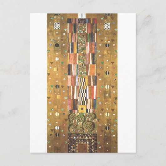 Design für den Stoclet-Ritter von Gustav Klimt Pos Postkarte (Vorderseite)