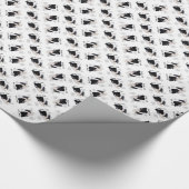 Design für den Verlauf von Border Collie Geschenkpapier (Ecke)