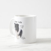 Design für den Verlauf von Border Collie Kaffeetasse (Vorderseite Links)
