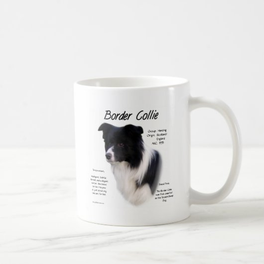 Design für den Verlauf von Border Collie Kaffeetasse (Rechts)