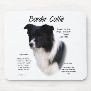 Design für den Verlauf von Border Collie Mousepad