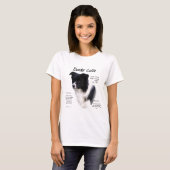 Design für den Verlauf von Border Collie T-Shirt (Vorne ganz)