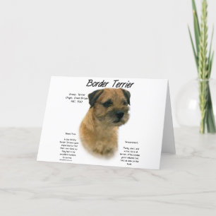 Design für den Verlauf von Border Terrier Feiertagskarte