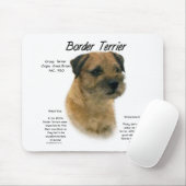 Design für den Verlauf von Border Terrier Mousepad (Mit Mouse)