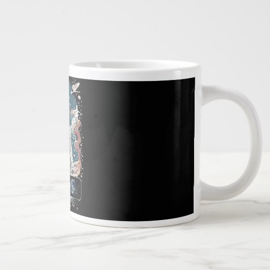 Design für den Weltraum Jumbo-Tasse (Rechts)