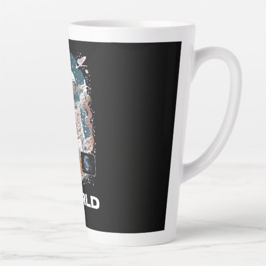 Design für den Weltraum Milchtasse (Rechts)