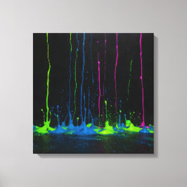 Design für die Entwässerung von elektrischer Farbe Leinwanddruck