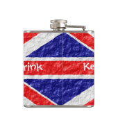 Design für die Flagge eines Unions Flachmann (Rückseite)