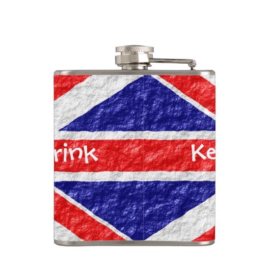 Design für die Flagge eines Unions Flachmann (Rückseite)