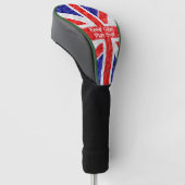 Design für die Flagge eines Unions Golf Headcover (angewinkelt)
