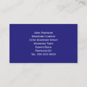 Design für die Flagge eines Unions Visitenkarte (Rückseite)