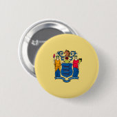 Design für die Flaggen des Staates New Jersey Button (Vorne & Hinten)