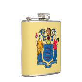 Design für die Flaggen des Staates New Jersey Flachmann (Rechts)