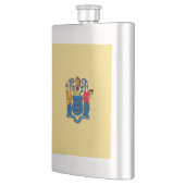 Design für die Flaggen des Staates New Jersey Flachmann (Links)