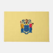 Design für die Flaggen des Staates New Jersey Fußmatte (Vorderseite)
