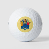 Design für die Flaggen des Staates New Jersey Golfball (Vorderseite)