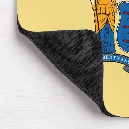 Design für die Flaggen des Staates New Jersey Mousepad (Ecke)