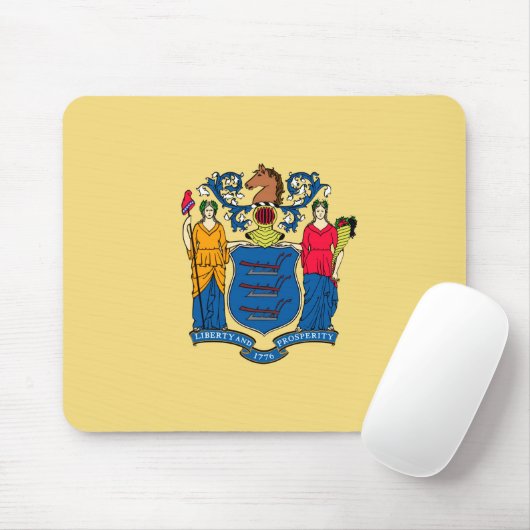 Design für die Flaggen des Staates New Jersey Mousepad (Mit Mouse)