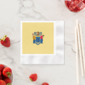 Design für die Flaggen des Staates New Jersey Serviette (Beispiel)