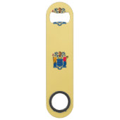 Design für die Flaggen des Staates New Jersey Speed Flaschenöffner (Rückseite)
