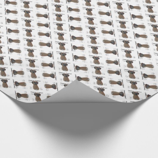 Design für die Geschichte von Rhodesian Ridgeback Geschenkpapier (Ecke)
