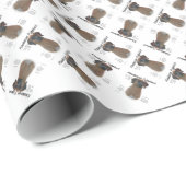 Design für die Geschichte von Rhodesian Ridgeback Geschenkpapier (Rolleneckpunkt)