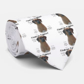 Design für die Geschichte von Rhodesian Ridgeback Krawatte (Gerollt)