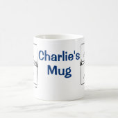 Design für die Glazier- oder Fensterreparatur Kaffeetasse (Mittel)