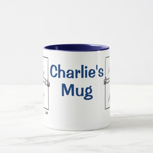 Design für die Glazier- oder Fensterreparatur Tasse (Zentrum)