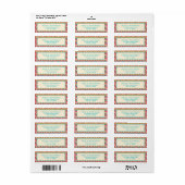 Design für die hintere Wavy Pattern-Family-Adresse (Vorne)