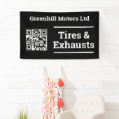 Design für die Instandhaltung von Garagen mit QR-C Banner (Insitu)