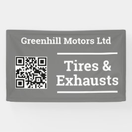 Design für die Instandhaltung von Garagen mit QR-C Banner