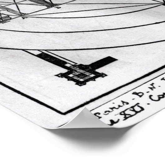 Design für die Mailänder Kathedrale Poster (Ecke)