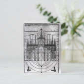 Design für die Mailänder Kathedrale Postkarte (Stehend Vorderseite)