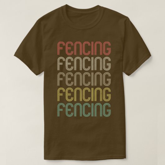 Design für die Retrostil-Fencing T-Shirt (Design vorne)