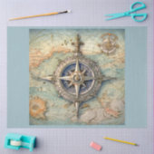 Design für die Serie "Nautic Compass" 9 Seidenpapier (Basteln)