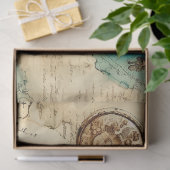 Design für die Shabby Chic-Reihe 4 Seidenpapier (Geschenk)