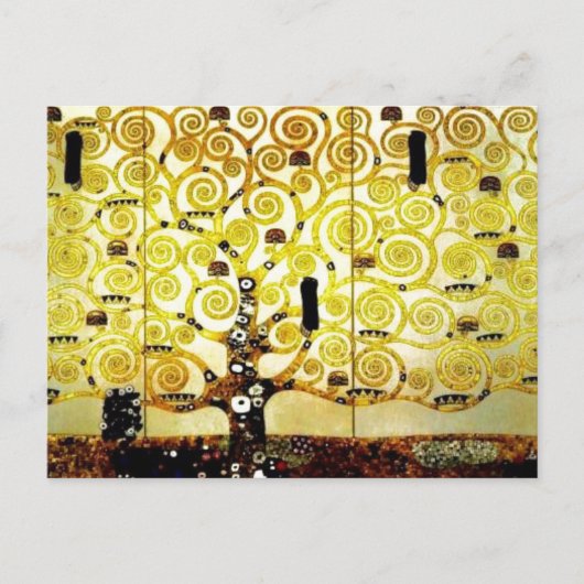 Design für die Stocletfries - Baum des Lebens Postkarte (Vorderseite)