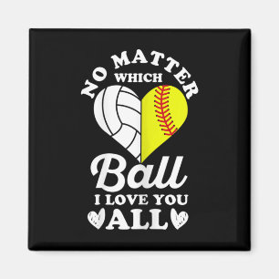 Design für die Volleyball-Saison für eine Mutter e Magnet