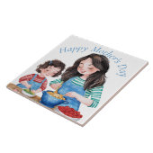 Design für die Zubereitung von Wasser- und Kindern Fliese (Seite)