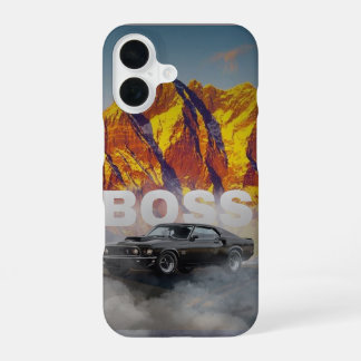 Design für ein Handyhülle mit Muscle-Car aus den 9 iPhone 16 Hülle