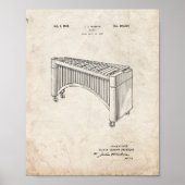 Design für ein Marimba-Patent - Old Look Poster (Vorne)
