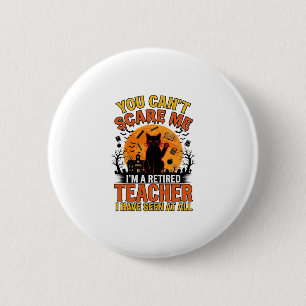 Design für ein Vintage-Shirt für pensionierte Lehr Button
