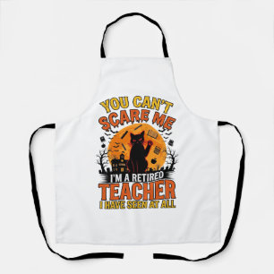 Design für ein Vintage-Shirt für pensionierte Lehr Schürze